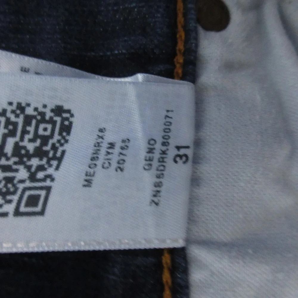 True Religion Men Jeans 31‎ Geno Denim Whiskered Flap Pocket USA Made Y2K Fade